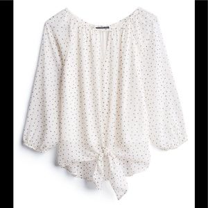 Stitch Fix- Elorna tie front blouse